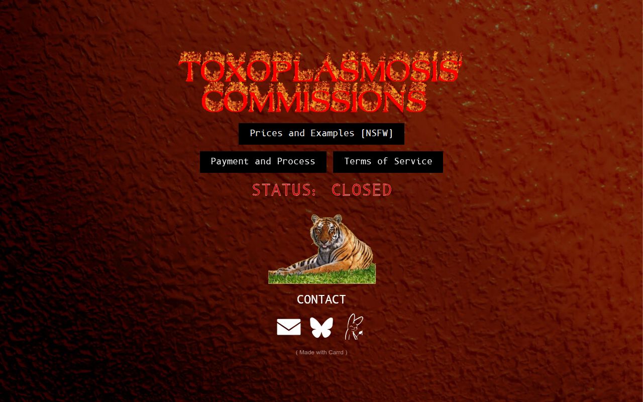 Carrd profile picture for @toxoplasmosis